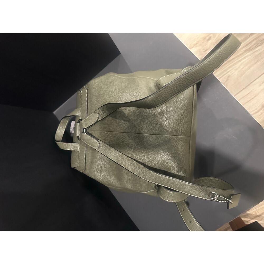 Coach Pennie Backpack 6145 Surplus Olive Green Pebbled Leather Original Tag - Picture 4 of 16